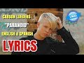 PARANOID (Post Malone) by Carson Lueders (Lyrics in English & Spanish) (Español)