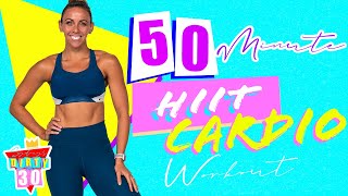 50 Minute HIIT Cardio Workout | Sydney's Dirty 30 - Day 11