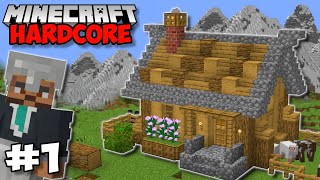 MY STARTER HOUSE - Minecraft 1.18 Hardcore (#1)