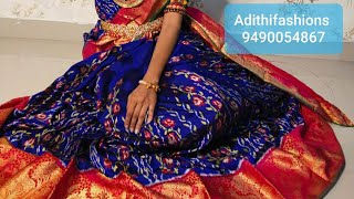 Latest and Exclusive/Ikat Kanchipuram silk sarees