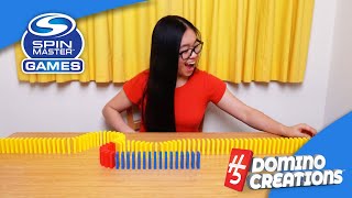 How to Build and Topple Dominoes! H5 Domino Creations by Lily Hevesh and Spin Master Games