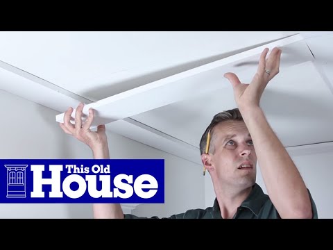 Installing Ceiling Beams And Crown Molding Installing Cove