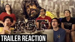 KGF TRAILER | Yash | Srinidhi Shetty | MaJeliv Reaction || our first Kannada trailer reaction!!