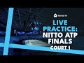 LIVE PRACTICE STREAM: Nitto ATP Finals 2024 | Court 1