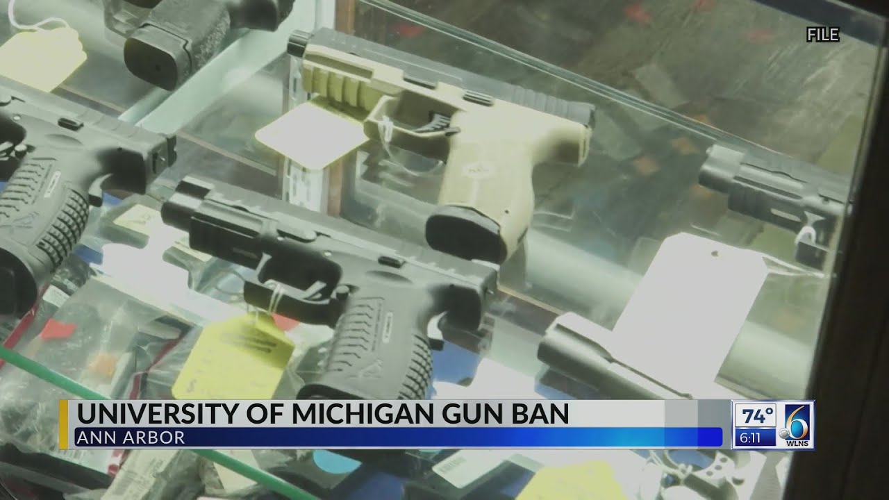 University Of Michigan Gun Ban - YouTube