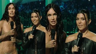 'Future Baby Daddies' Megan Fox & Kourtney Kardashian present Machine Gun Kelly&Travis Barker at VMA
