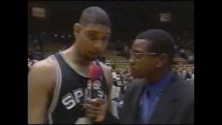 Tim Duncan Closing out the Lakers (1999 WCSF Game 4, 33 points)