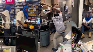 7 Eleven Workers Beat Would Be Robber Until Suspect Starts Crying