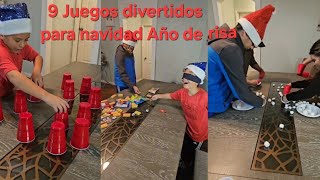 9 JUEGOS DIVERTIDOS para NAVIDAD AÑO NUEVO de RISA 🤣 para todo la familia