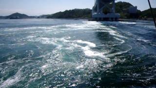 鳴門海峡の激流