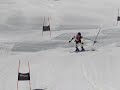 giant slalom training in zinal january 2022