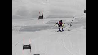 Giant slalom training in Zinal January 2022