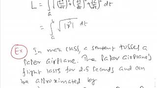 Arc Length Along a Space Curve