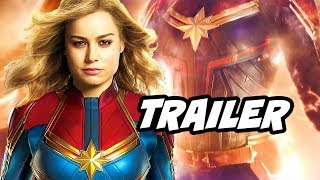 Captain Marvel Official Trailer - Avengers 4 Easter Eggs