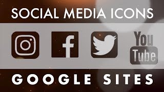 Google Sites: Insert Social Media Buttons!!