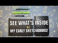 My Sketchbook Journey - The Beginning #sketching #watercolorpainting