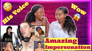 AMAZING IMPERSONATION REACTION | IMITANDO ARTISTAS INTERNACIONAIS whinderssonnunes