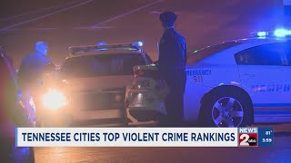 Two Tennessee cities top violent crime rankings