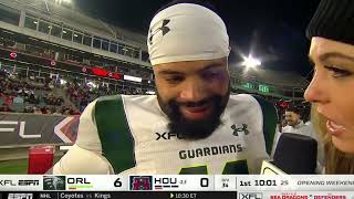 Orlando Guardians vs Houston Roughnecks Full Game| XFL Football 2023 Week 1