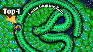 🐍WormsZone.io ❤️001 Slither Snake Top01 | Best World Record Snake Epic cacing | saamp wala game 2024