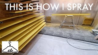 This Is How I SPRAY My Panels / Graco 695 Airless Sprayer / Eggshell Finish / Vid#151