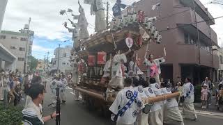 小路　だんじり　とばせ　秋の例大祭　神戸市東灘区　本山　2023年9月17日