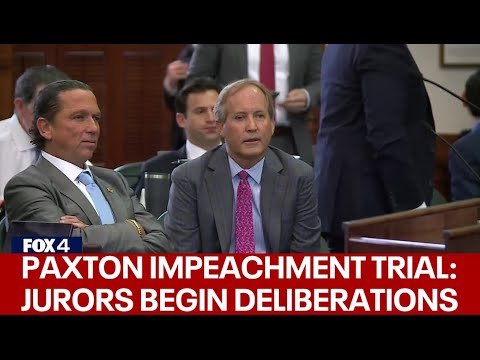 Deliberations Begin In Ken Paxton Impeachment Trial - YouTube