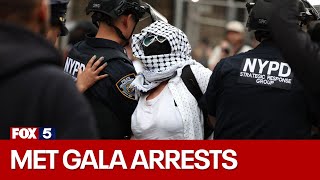Anti-Israel protesters clash with NYPD outside MET Gala | FOX 5 News