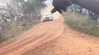 Ethiopian driver in rally masaka