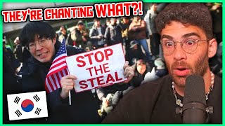 South Koreans Are Protesting Their President's Arrest | Hasanabi Reacts