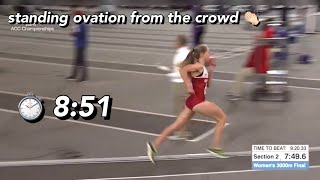 Katelyn Tuohy wins 3000m @ ACC Indoor Track and Field Championships 2023