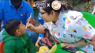 Tooth Tales Clinic team visit at Jolly Kids Pre-School | Dr. Sanchit Paul | Dr. Shivika