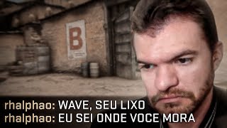 WAVE IGL sendo AMEAÇADO AO VIVO durante uma partida de CS:GO (Ele merece isso? NÃO...)