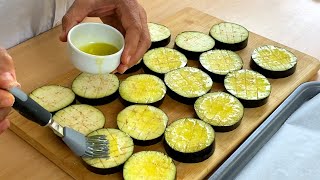 Baked Eggplant Burgers! A Real Tasty Creation! No Buns!