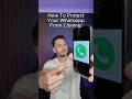 Do this to protect your WhatsApp from hackers! #whatsapp #techtips #iphonetips #androidtips #tech