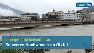 Kritische Hochwasserlage in den Alpen