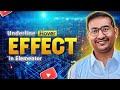 Underline Hover Effects in Elementor | No Plugin | Easy Tutorial