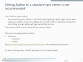 Learning Python - Introduction part 1a