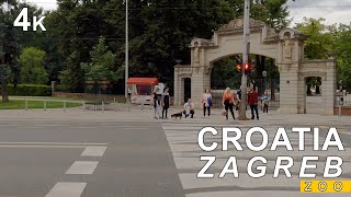 ⁴ᴷ 🇭🇷 Walking tour | Croatia ZOO virtual tour Zagreb