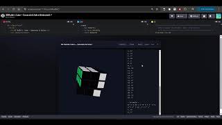 3D Rubik’s Cube (Three.js) - Scramble & Auto-Solve, Animated
