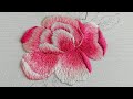 Long and short stitches - How to embroider a flower - beginners tutorials