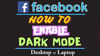 How To Turn On Dark Mode On Facebook Using A PC | Step-by-Step Guide!