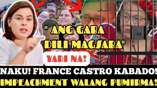 HALA KA! FRANCE CASTRO NALULUHA AT KABADO SA HEARING! MAKUKULONG NA SA BAGONG TAON? #dds