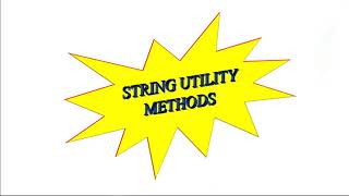 22 Basic Python Lecture 20 String Part 2 All utility Methods String all functions in detail