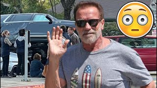 4 cars collided in a row - Actor Arnold Schwarzenegger who escaped unhurt