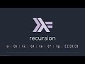 Recursion - To hone a skill, one must practice.
