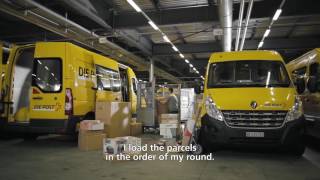 Michael, parcel carrier at Swiss Post