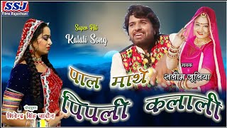 पाल माथे पिपली कलालन Pal Mathe Pipali Kalalan Super Hit Rajsthani Folk llSinger:-SalimJuliya