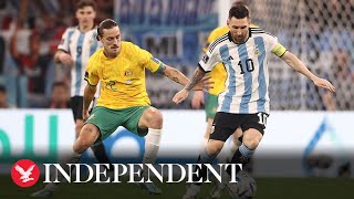Fifa World Cup: Results and reactions from day 14 as Messi inspires Argentina victory