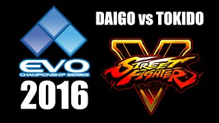 SFV EVO 2016 Daigo (RYU) vs Tokido (RYU)